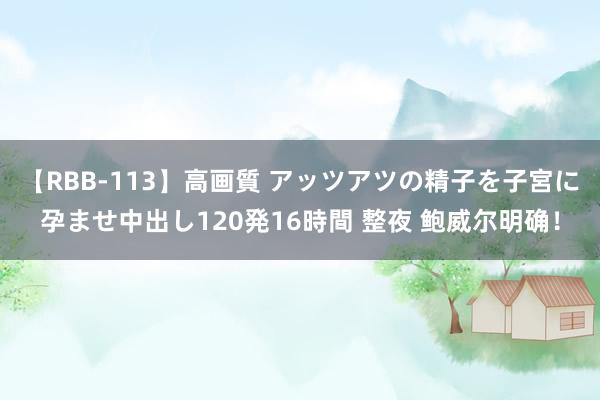 【RBB-113】高画質 アッツアツの精子を子宮に孕ませ中出し120発16時間 整夜 鲍威尔明确！