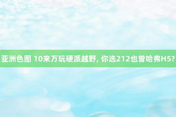 亚洲色图 10来万玩硬派越野, 你选212也曾哈弗H5?