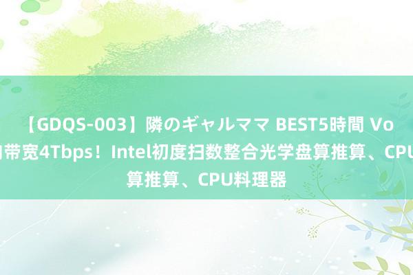 【GDQS-003】隣のギャルママ BEST5時間 Vol.2 双向带宽4Tbps！Intel初度扫数整合光学盘算推算、CPU料理器